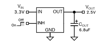 Application Circuit Diagram - Taiwan Semiconductor Ultra Low Dropout Voltage Regulators